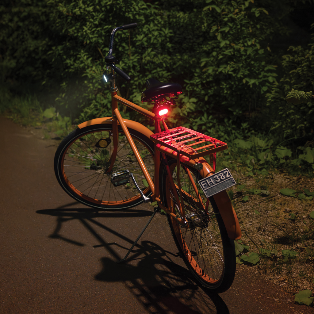 Lumino USB Fahrradlicht-Set aus RCS recyceltem Kunststoff