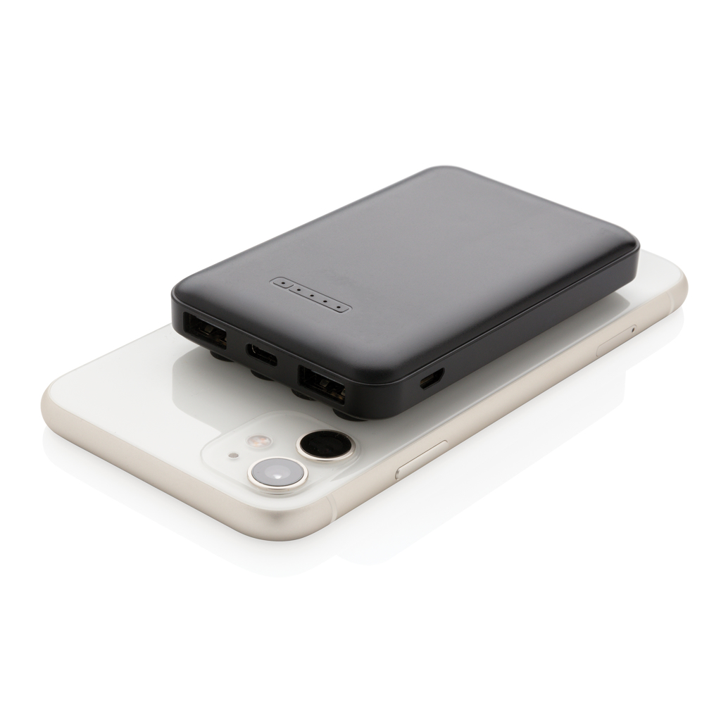 5.000 mAh Wireless Charging Pocket Powerbank 5.000 mAh Wireless Charging Pocket Powerbank