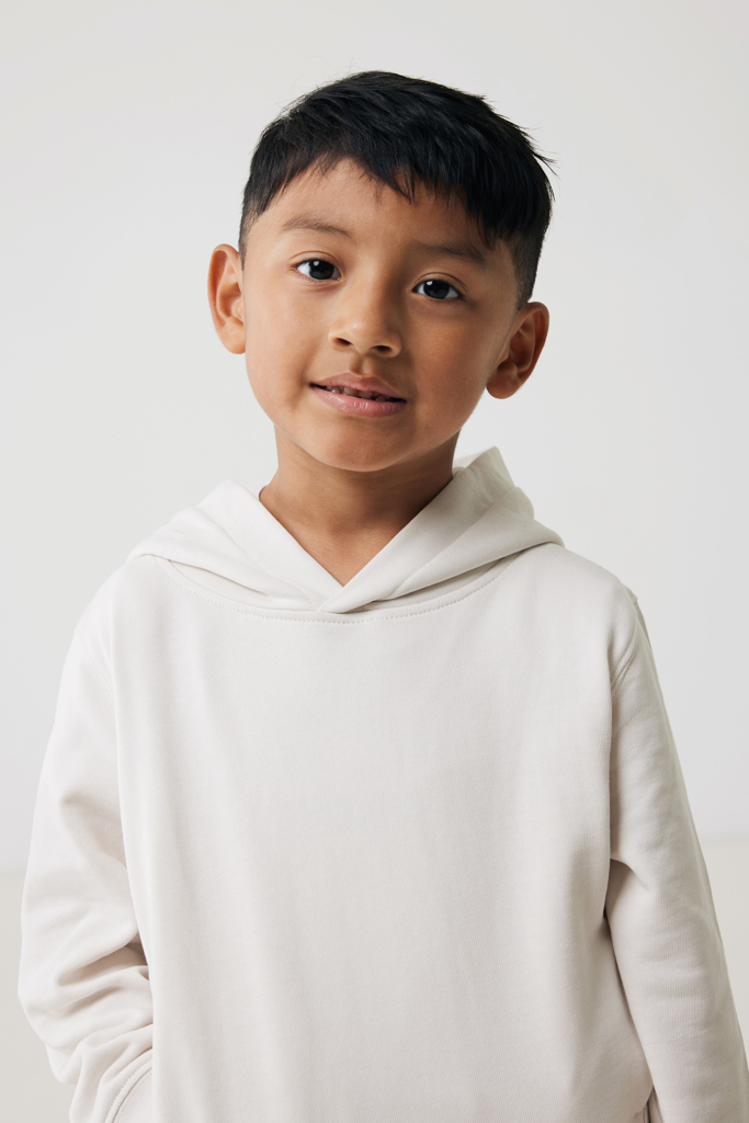 IQONIQ Yengo KidsHoodie mit Seitentaschen aus rec. Baumwolle
