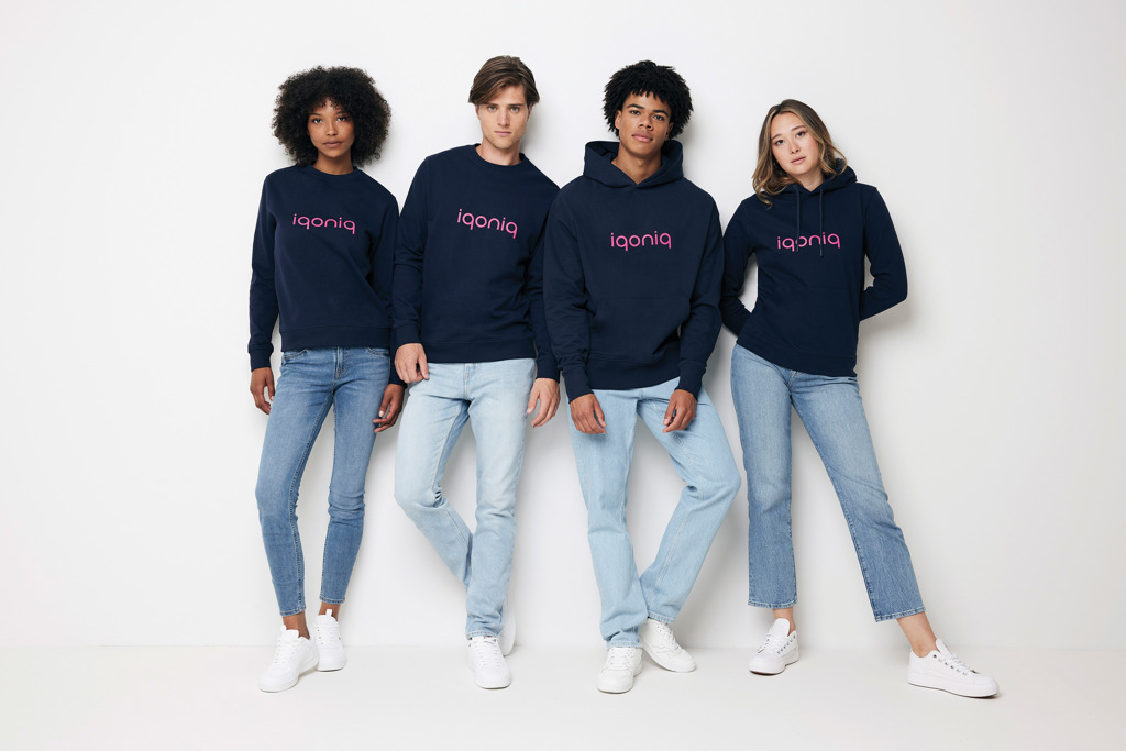 IQONIQ Zion Rundhals-Sweater aus recycelter Baumwolle IQONIQ Zion Rundhals-Sweater aus recycelter Baumwolle