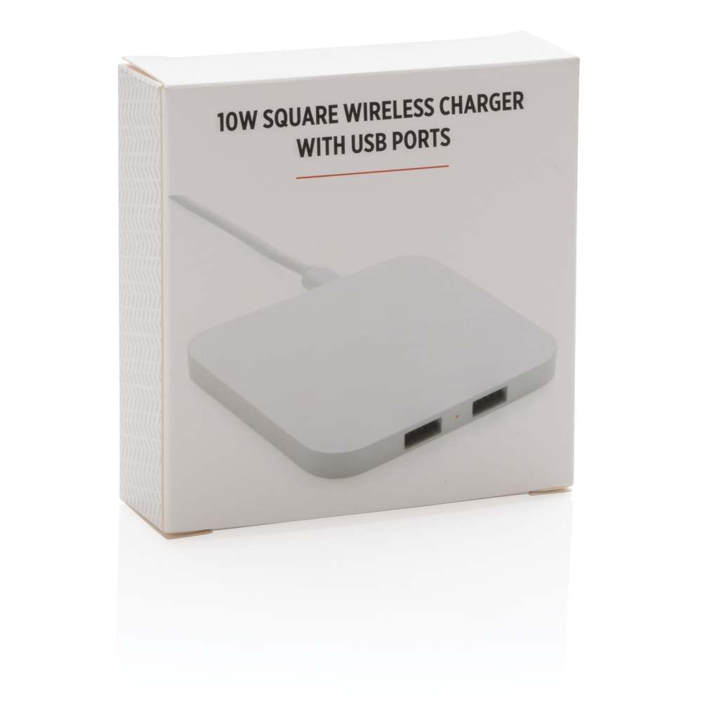 10W Wireless Charger mit USB-Ports