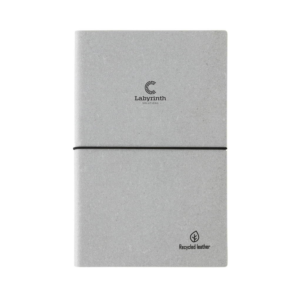 A5 Notizbuch aus GRS recyceltem Leder