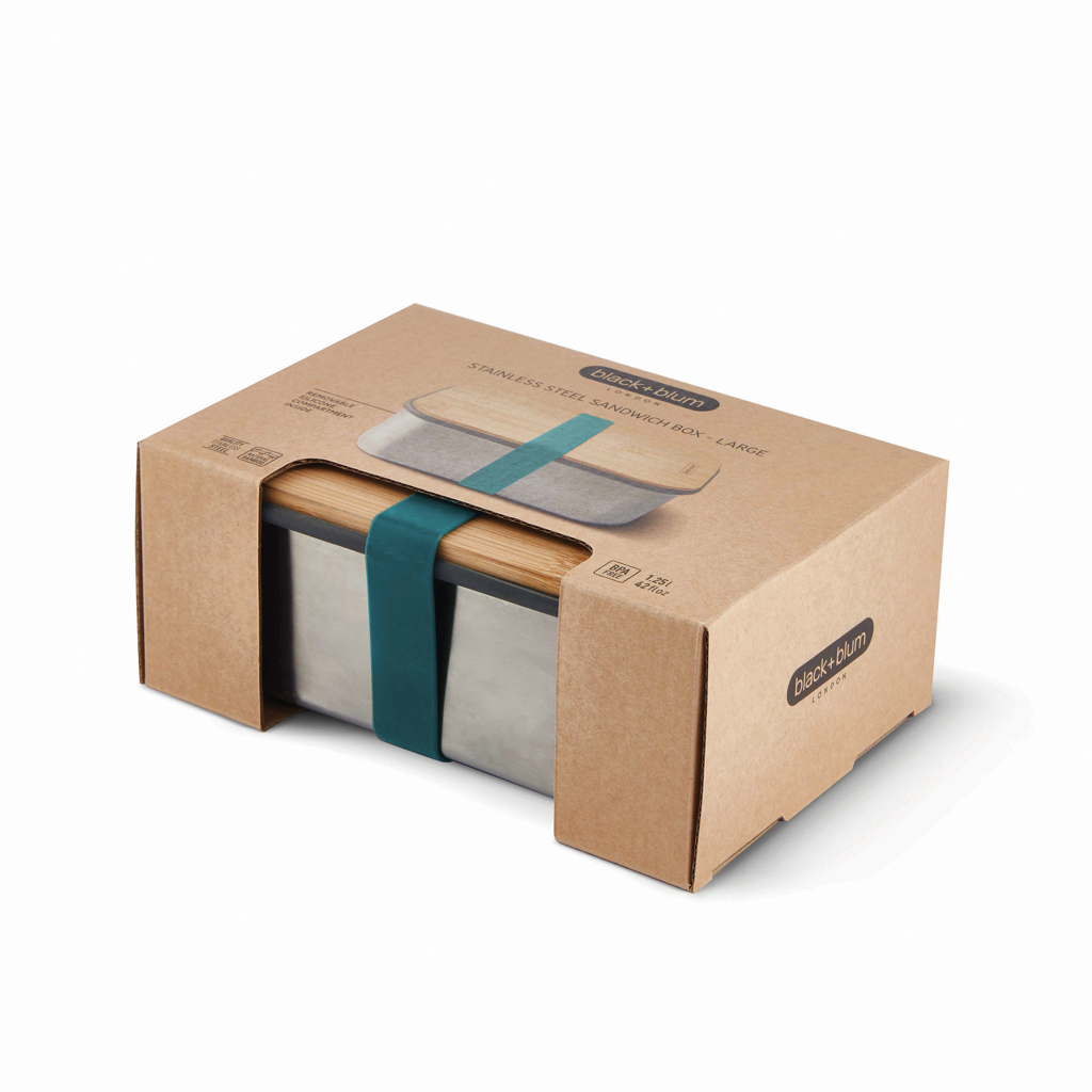 Black+Blum Stainless Steel Sandwich Box groß Black+Blum Stainless Steel Sandwich Box groß
