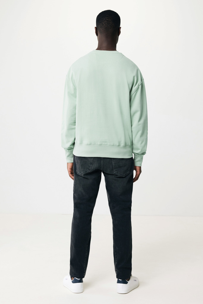 IQONIQ Kruger Relax-Rundhals-Sweater aus recycelt. Baumwolle