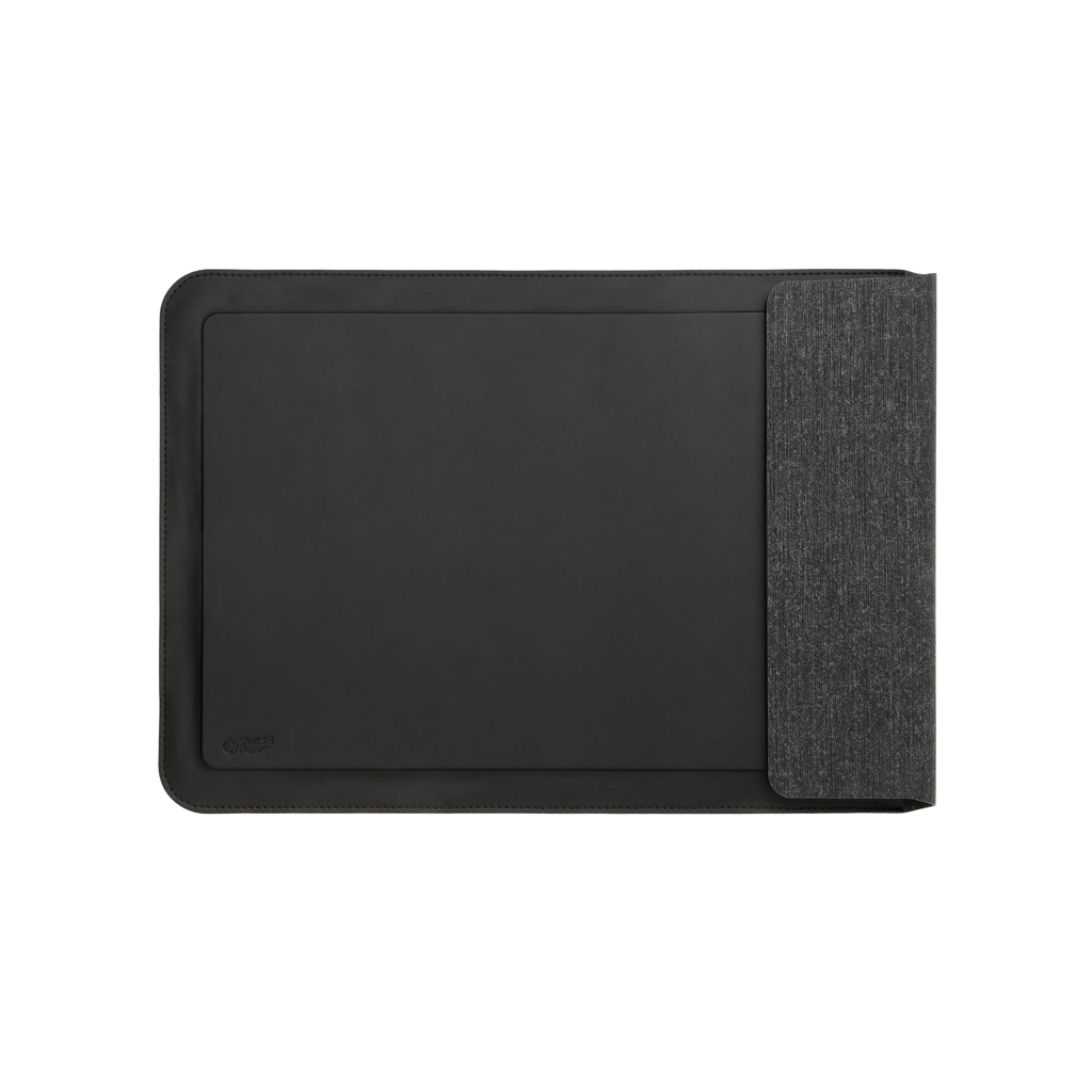 Swiss Peak magnet. 15,6" Laptop-Sleeve mit 15W Ladefunktion