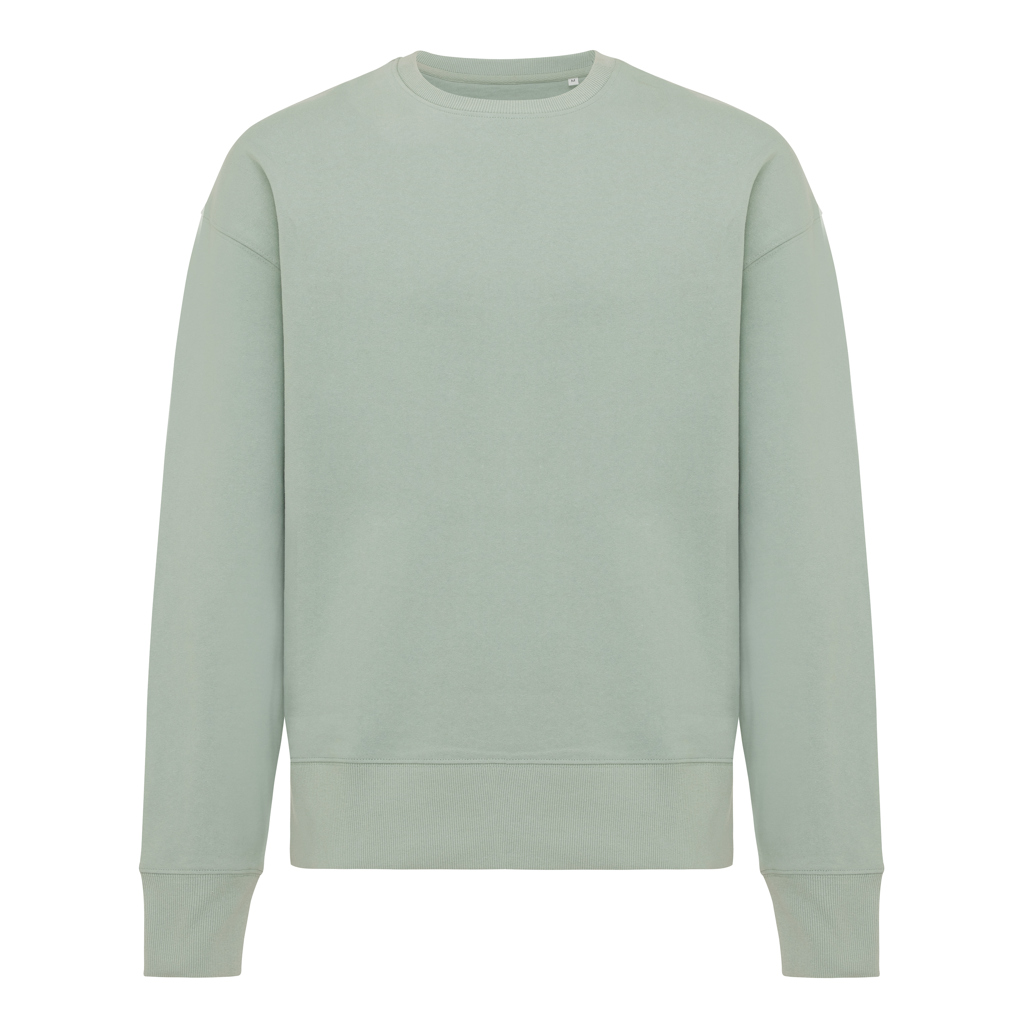 Iqoniq Kruger Relax-Rundhals-Sweater aus recycelt. Baumwolle
