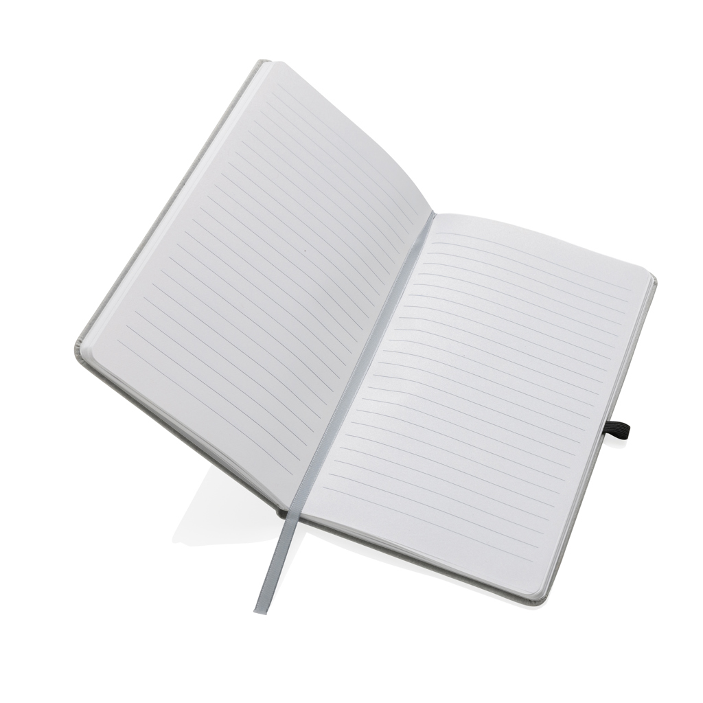 A5 Hardcover Notizbuch aus GRS recyceltem PU