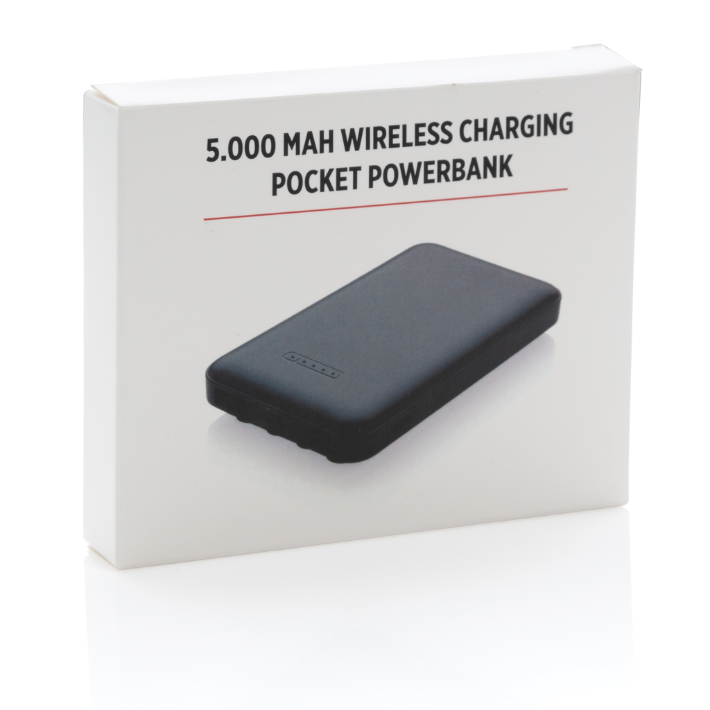 5.000 mAh Wireless Charging Pocket Powerbank 5.000 mAh Wireless Charging Pocket Powerbank