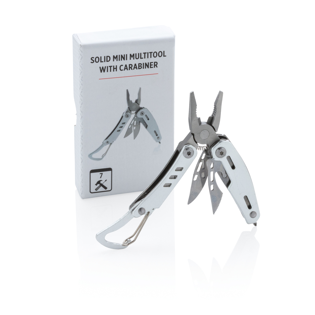 Solid Mini-Multitool mit Karabiner Solid Mini-Multitool mit Karabiner