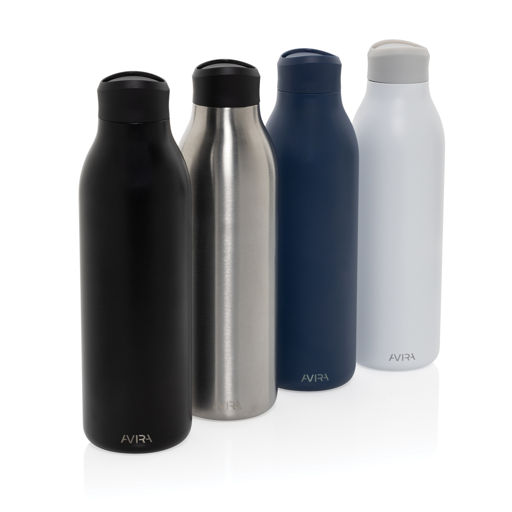 Avira Alok 360 Klick-Wasserflasche aus RCS rec. Stahl, 600ml
