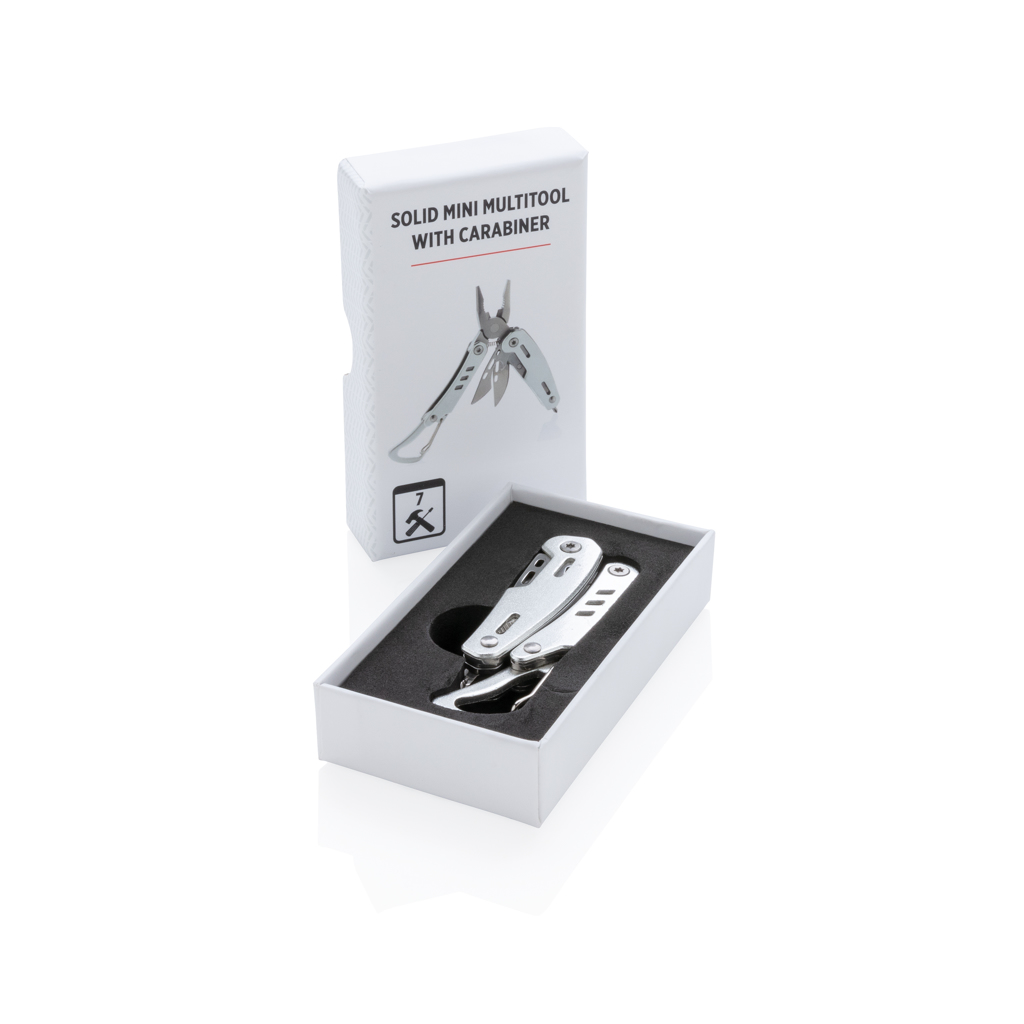Solid Mini-Multitool mit Karabiner Solid Mini-Multitool mit Karabiner