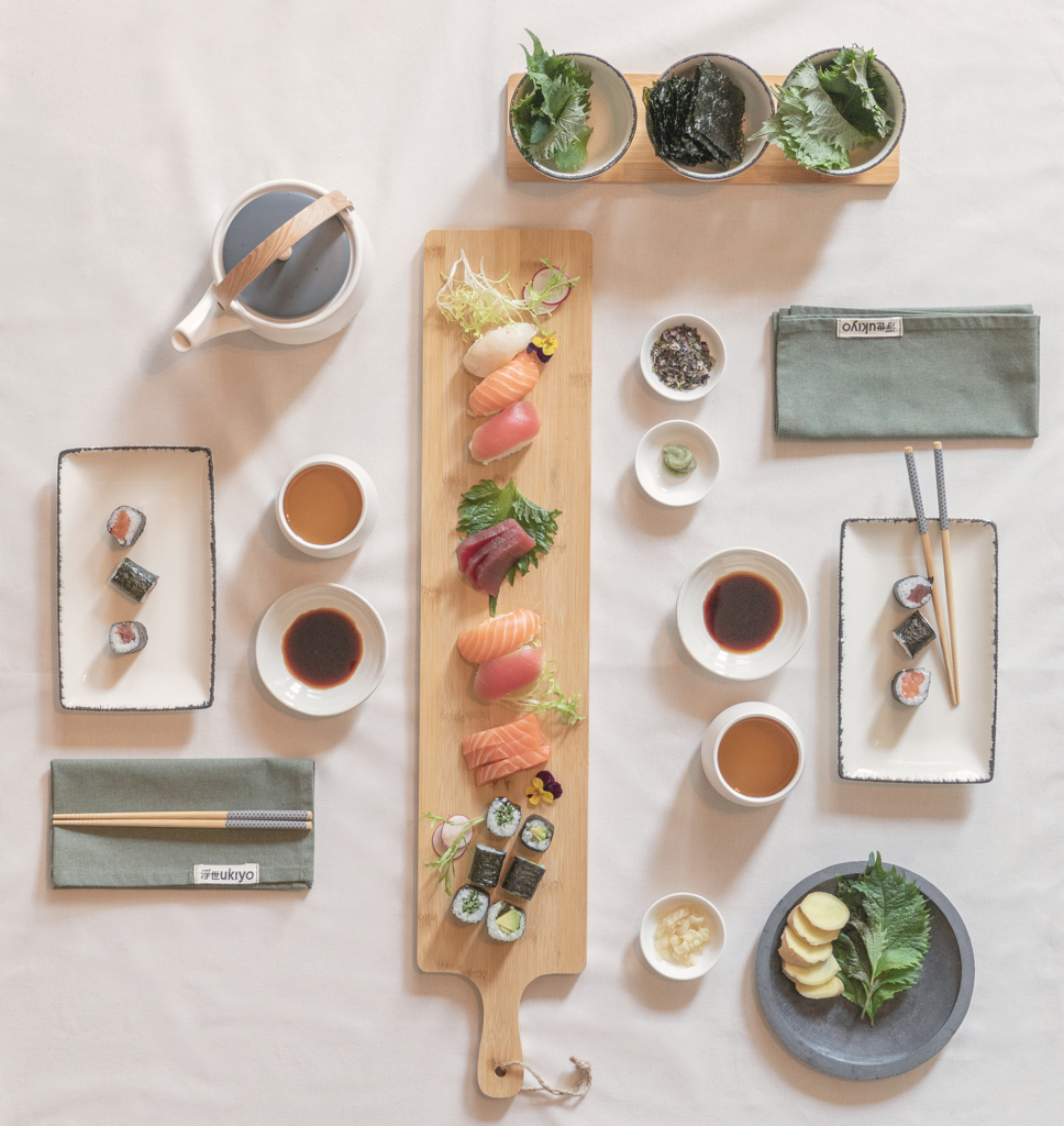 Ukiyo 8-tlg. Sushi Dinner Set
