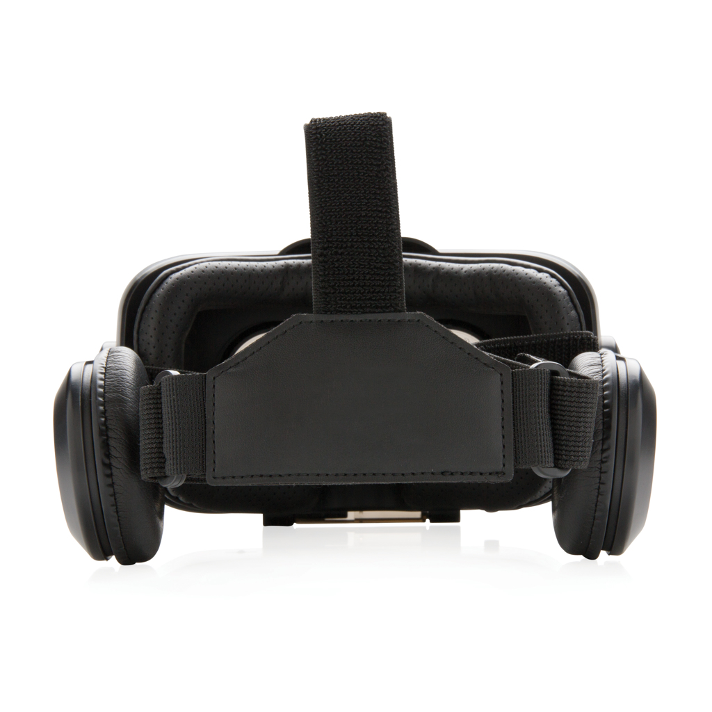 VR-Brille mit integriertem Kopfhörer VR-Brille mit integriertem Kopfhörer