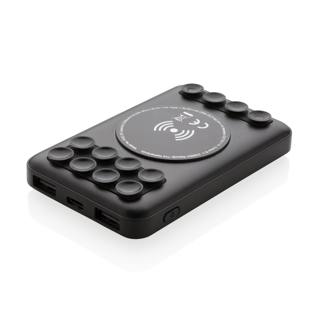 5.000 mAh Wireless Charging Pocket Powerbank 5.000 mAh Wireless Charging Pocket Powerbank