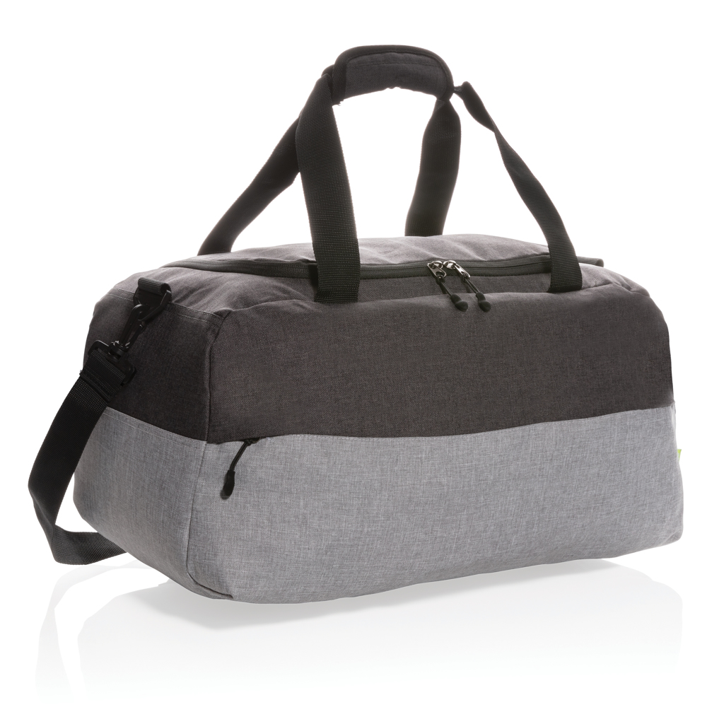 Duo Color RPET RFID Wochenendtasche, PVC-frei Duo Color RPET RFID Wochenendtasche, PVC-frei