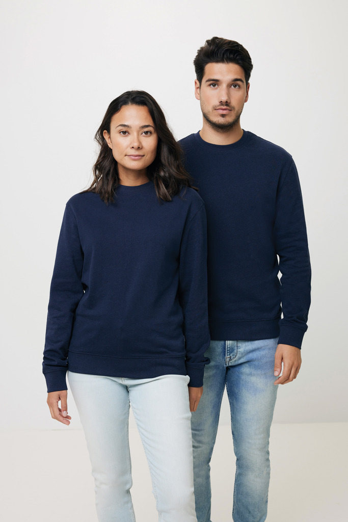 IQONIQ Zion Rundhals-Sweater aus recycelter Baumwolle IQONIQ Zion Rundhals-Sweater aus recycelter Baumwolle