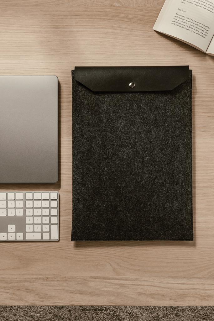 VINGA Albon 17" Laptop-Seeve aus GRS recyceltem Filz