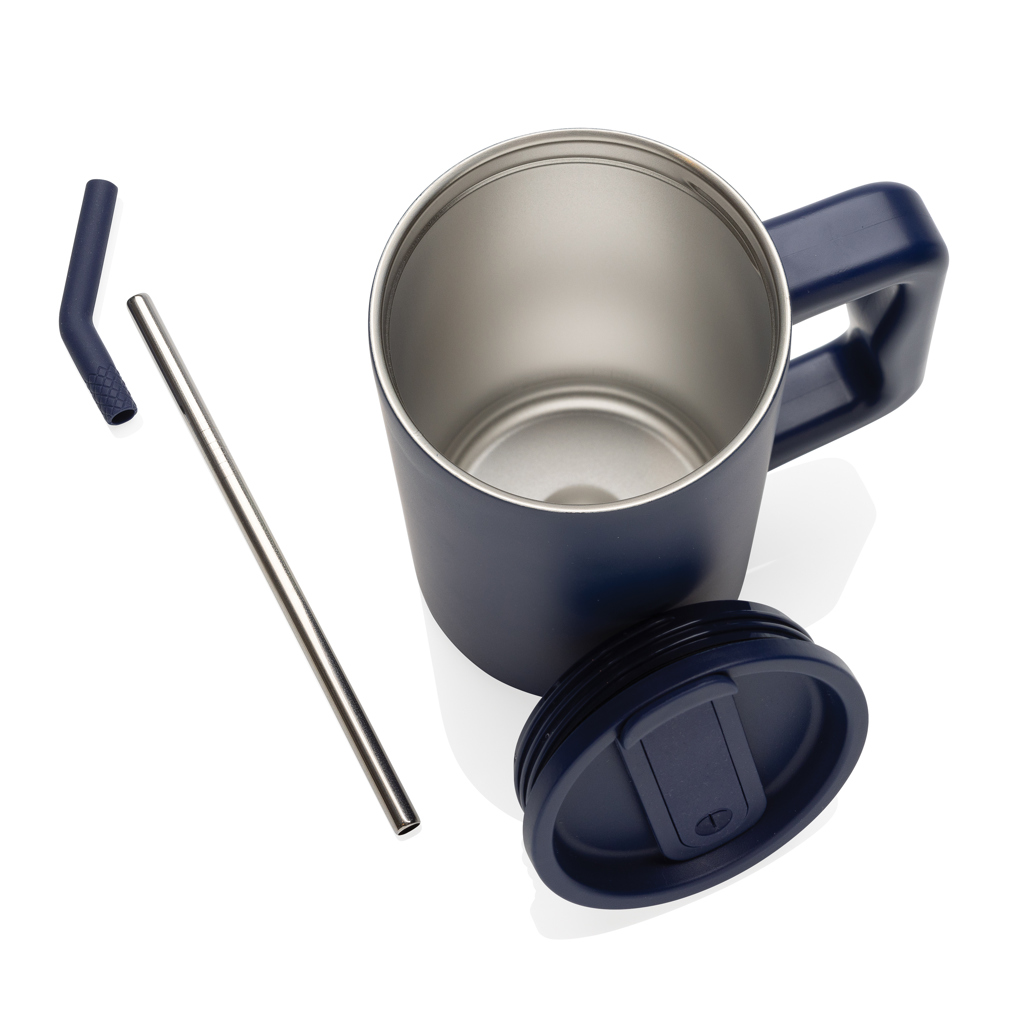 Cube Becher aus RCS recyceltem Stahl 800ml