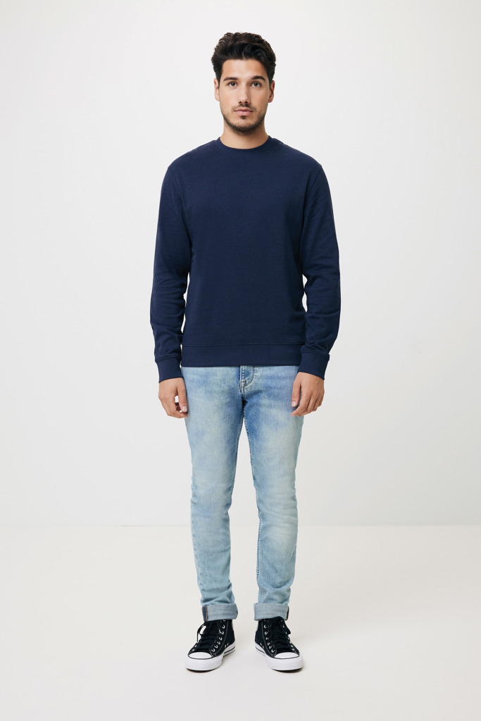 IQONIQ Zion Rundhals-Sweater aus recycelter Baumwolle IQONIQ Zion Rundhals-Sweater aus recycelter Baumwolle