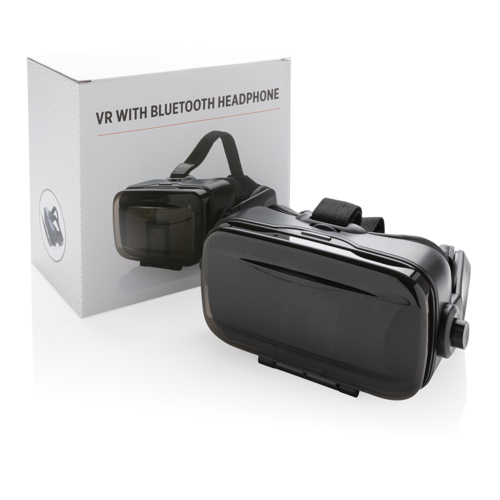 VR-Brille mit integriertem Kopfhörer VR-Brille mit integriertem Kopfhörer