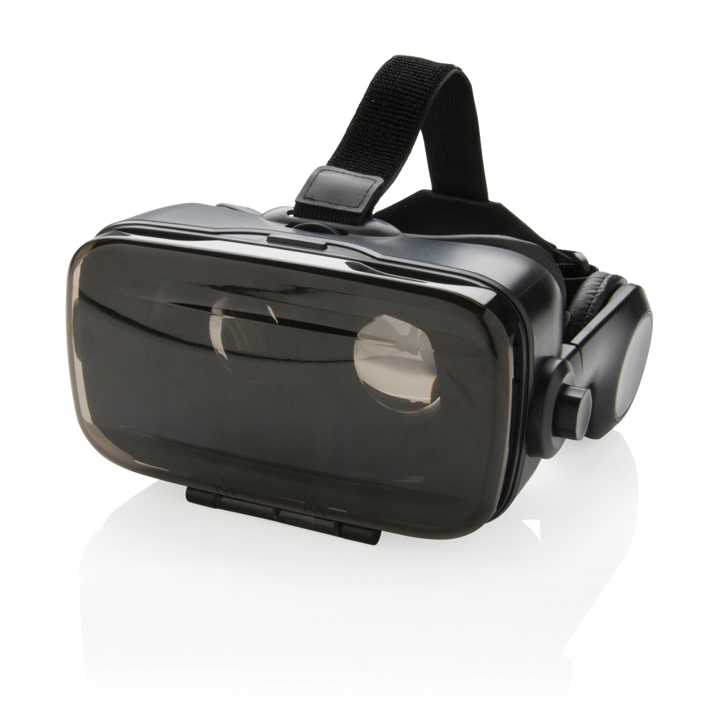 VR-Brille mit integriertem Kopfhörer VR-Brille mit integriertem Kopfhörer