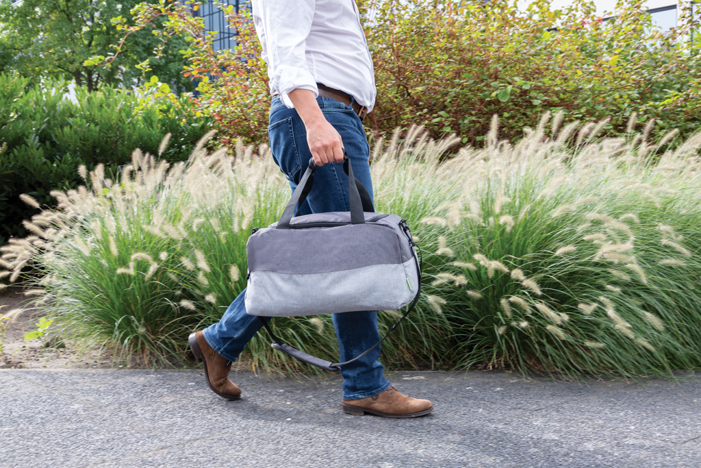 Duo Color RPET RFID Wochenendtasche, PVC-frei Duo Color RPET RFID Wochenendtasche, PVC-frei