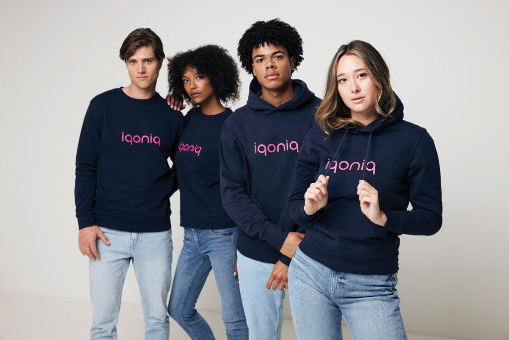 IQONIQ Zion Rundhals-Sweater aus recycelter Baumwolle IQONIQ Zion Rundhals-Sweater aus recycelter Baumwolle