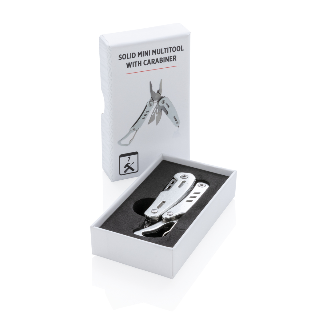 Solid Mini-Multitool mit Karabiner Solid Mini-Multitool mit Karabiner