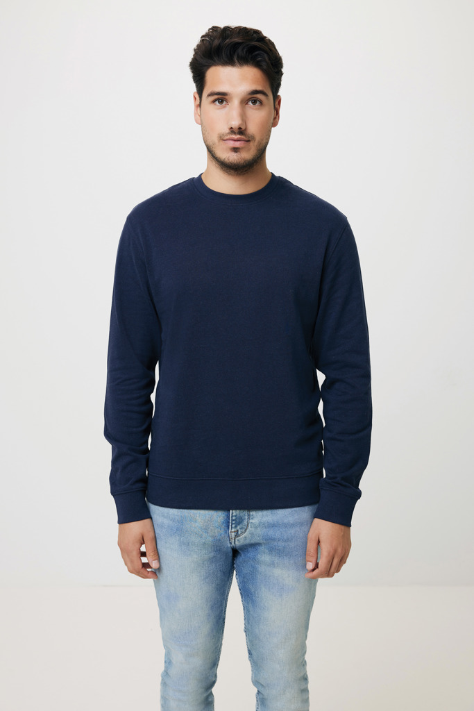IQONIQ Zion Rundhals-Sweater aus recycelter Baumwolle IQONIQ Zion Rundhals-Sweater aus recycelter Baumwolle