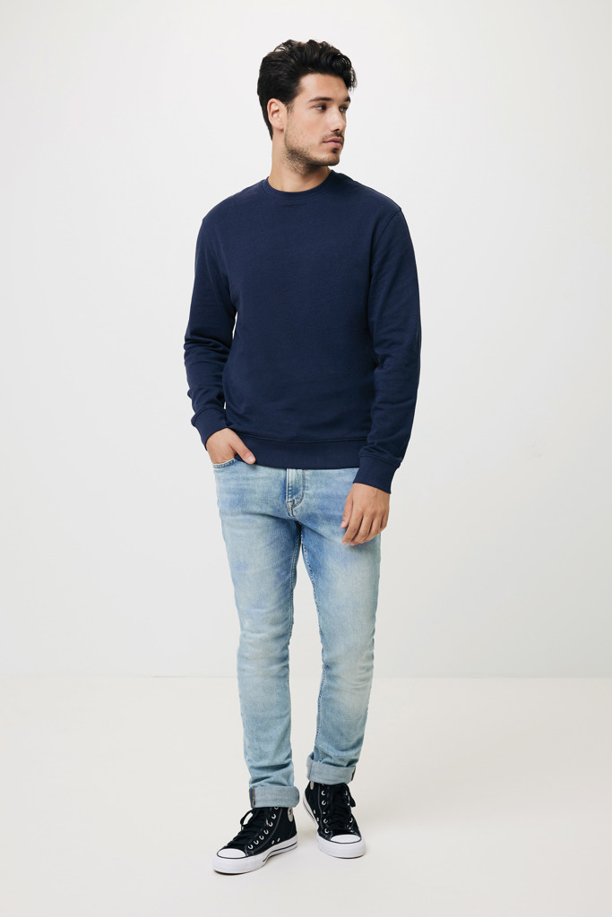 IQONIQ Zion Rundhals-Sweater aus recycelter Baumwolle IQONIQ Zion Rundhals-Sweater aus recycelter Baumwolle