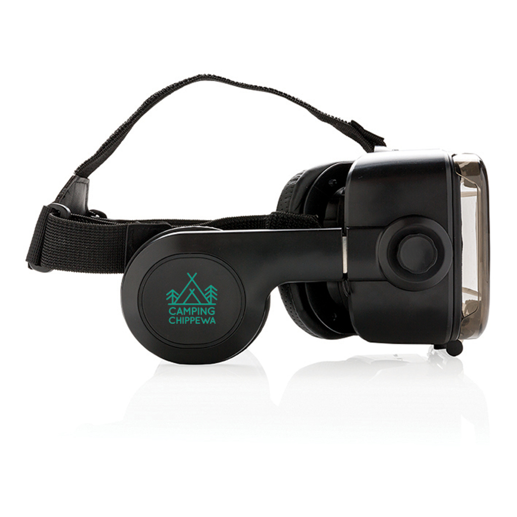 VR-Brille mit integriertem Kopfhörer VR-Brille mit integriertem Kopfhörer