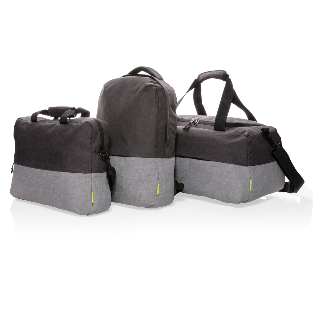 Duo Color RPET RFID Wochenendtasche, PVC-frei Duo Color RPET RFID Wochenendtasche, PVC-frei