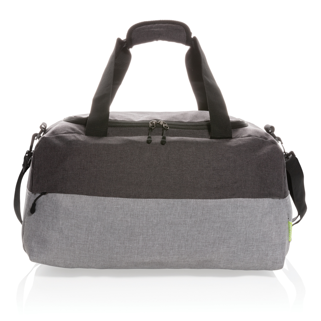 Duo Color RPET RFID Wochenendtasche, PVC-frei Duo Color RPET RFID Wochenendtasche, PVC-frei