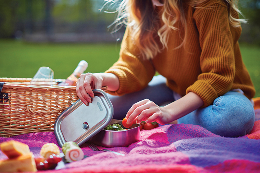Black+Blum Stainless Steel Lunch Box groß Black+Blum Stainless Steel Lunch Box groß