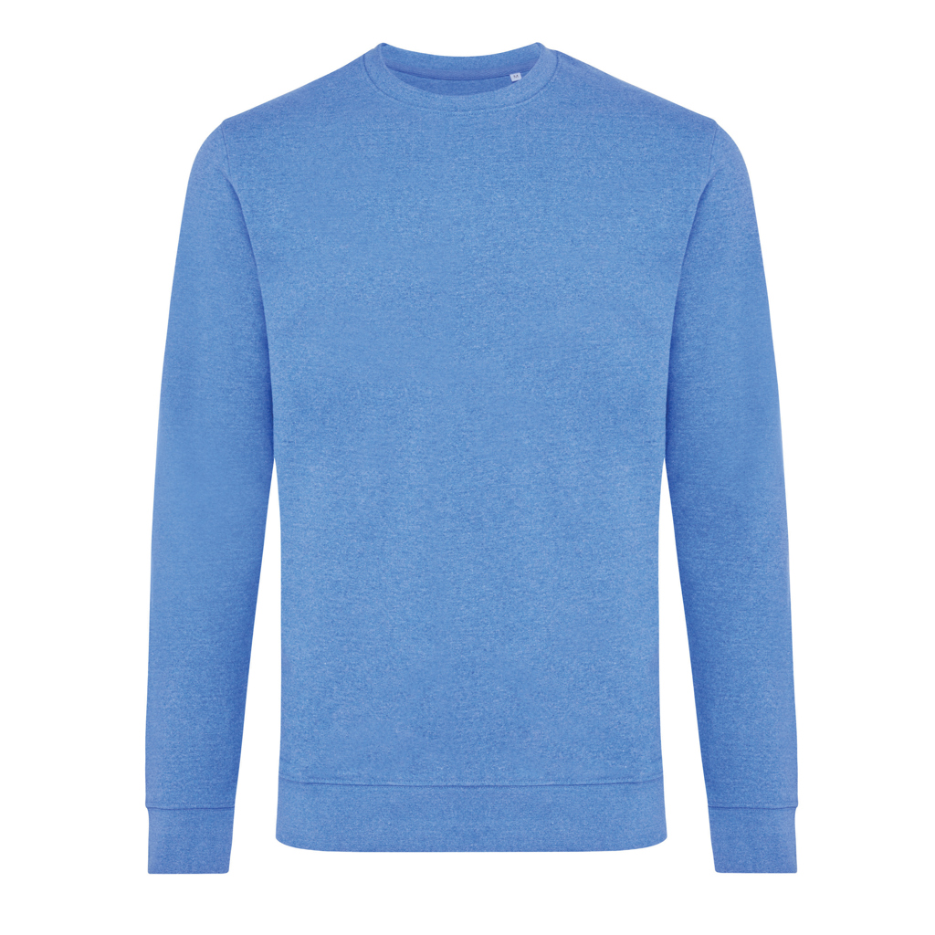 Iqoniq Denali ungefärbt. Rundhals-Sweater aus recycelter BW