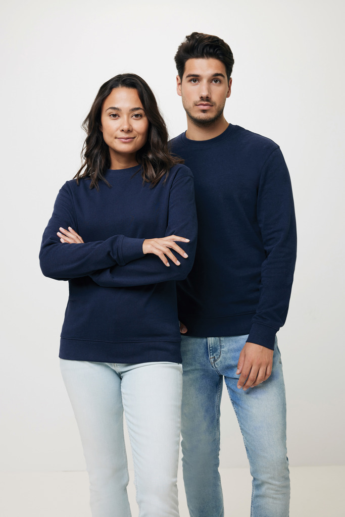 IQONIQ Zion Rundhals-Sweater aus recycelter Baumwolle IQONIQ Zion Rundhals-Sweater aus recycelter Baumwolle