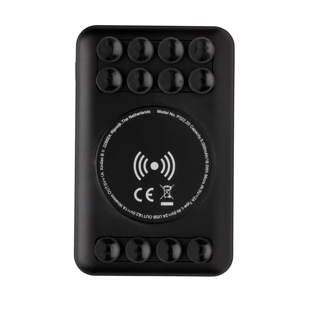 5.000 mAh Wireless Charging Pocket Powerbank 5.000 mAh Wireless Charging Pocket Powerbank