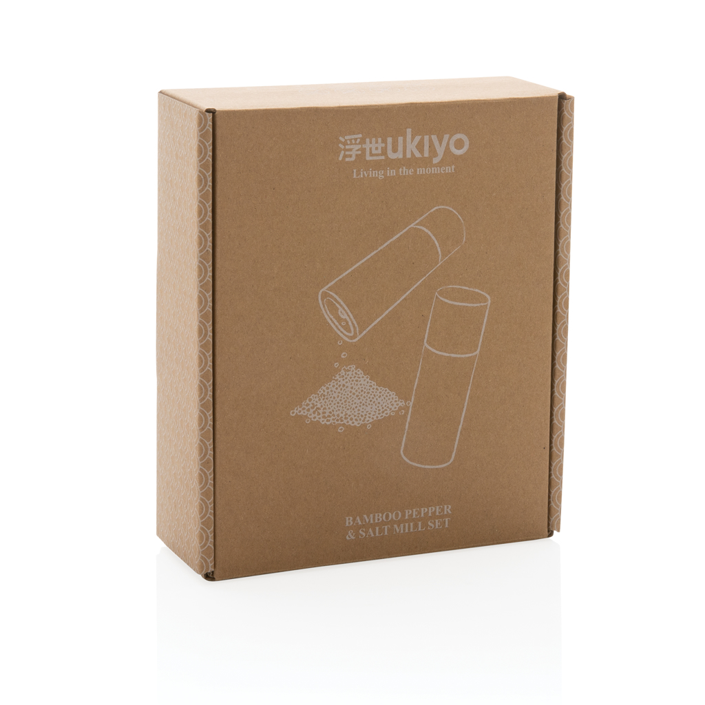 Ukiyo Bambus Salz und Pfeffer Mühlenset