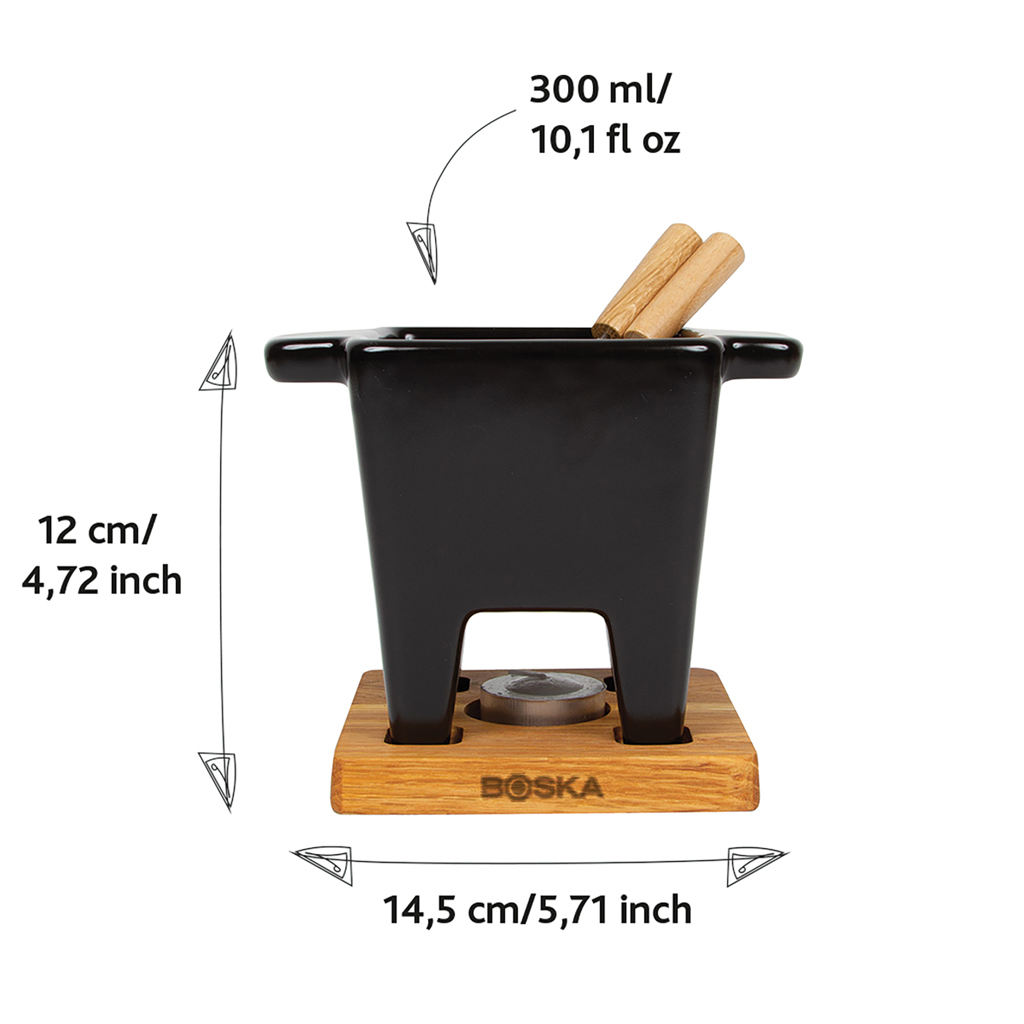 BOSKA Tapas Fondue Nero, 300 ml BOSKA Tapas Fondue Nero, 300 ml