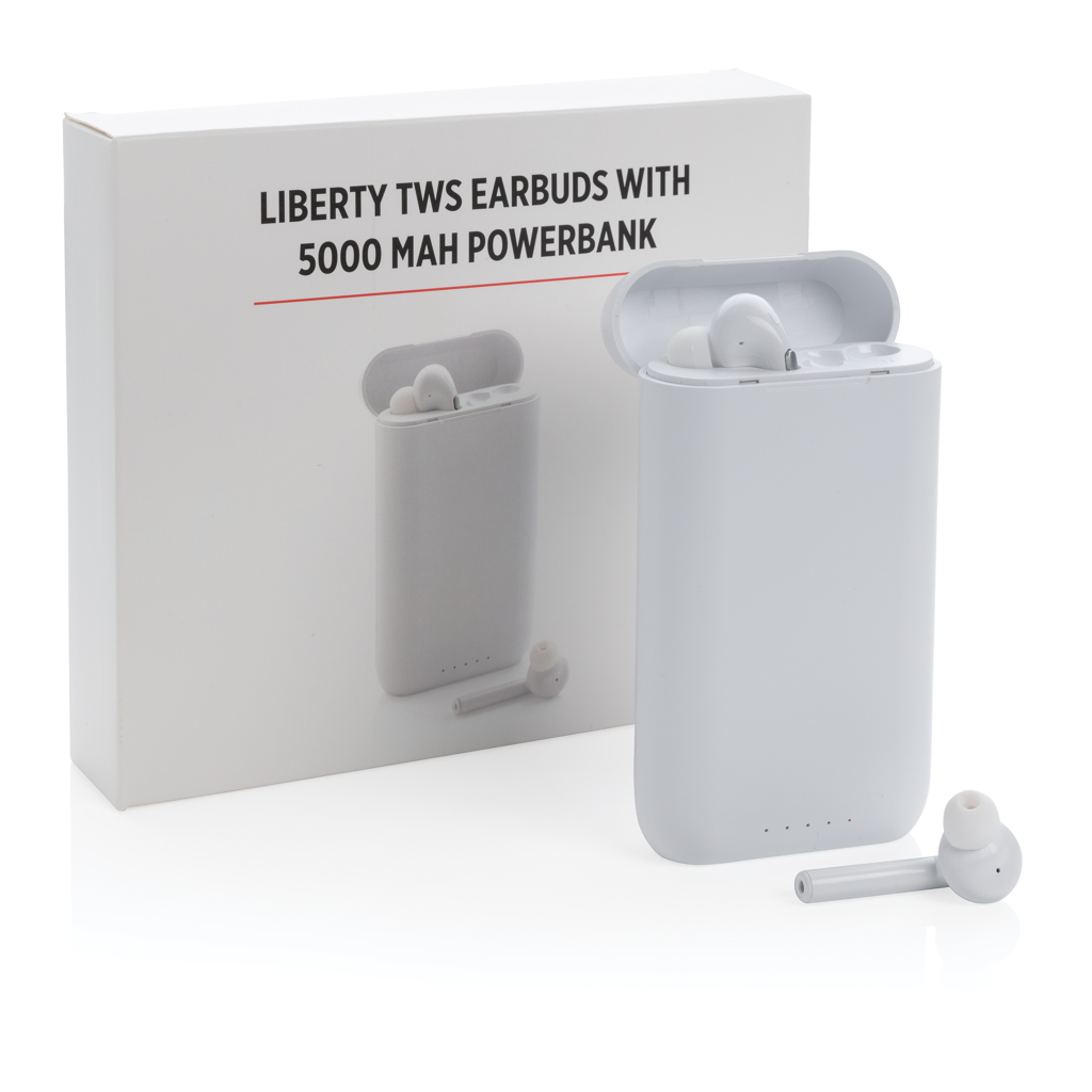 Liberty TWS Ohrhörer mit 5.000 mAh Powerbank