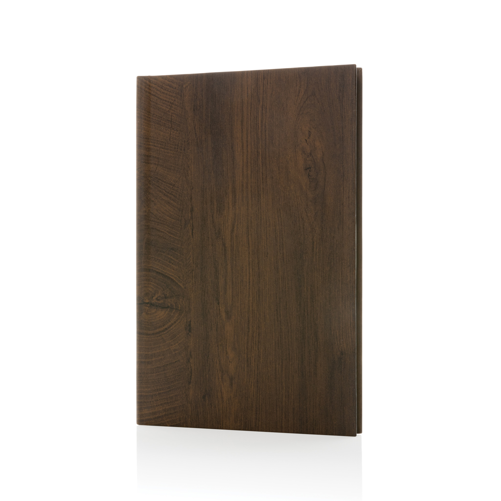 Kavana A5 Notizbuch mit Holz-Print